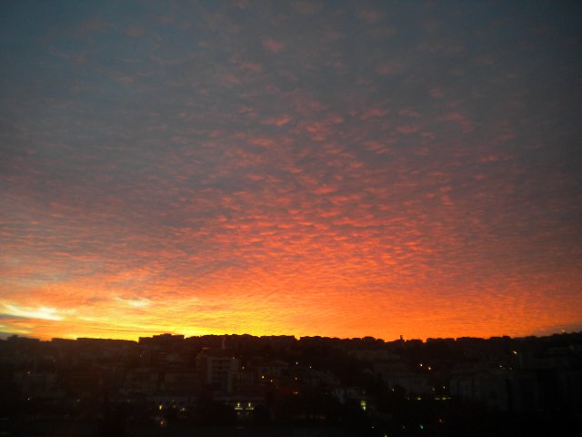 Cielo rosso